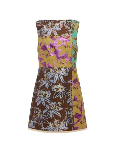 ALÉMAIS Bodie Jacquard Mini Dress
