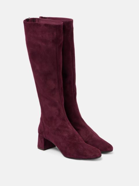 Saint Honore 50 suede knee-high boots