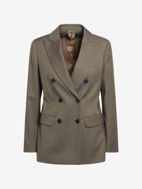 Max Mara double-breasted peaked-lapel blazer