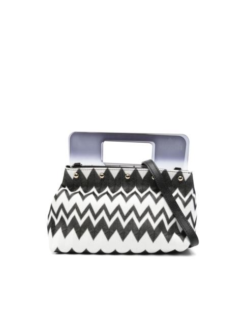 Missoni zigzag-woven tote bag