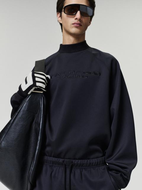 ESSENTIALS Tricot 90s Relaxed Long Sleeve Mock Neck
