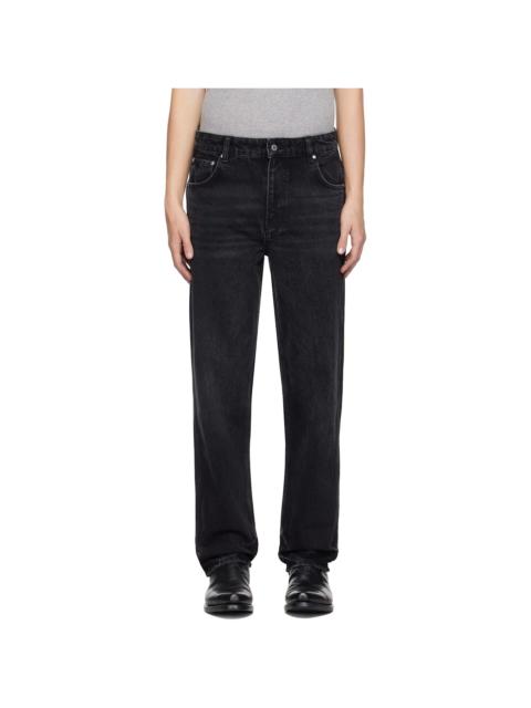 REPRESENT Black R2 Straight Leg Jeans
