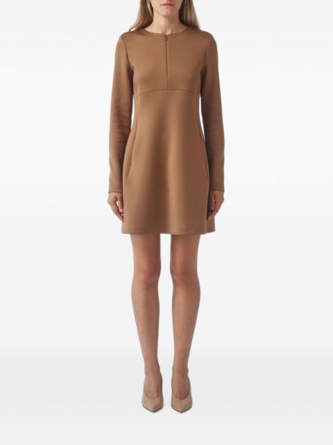 Max Mara long-sleeve A-line mini dress