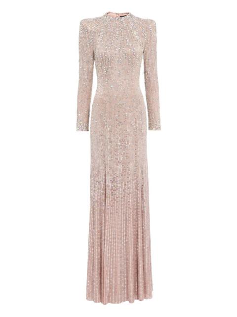 JENNY PACKHAM Rory embellished mock-neck maxi dress