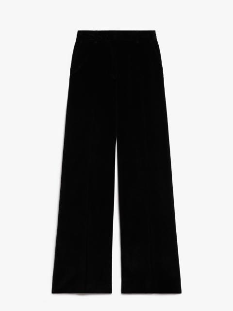 WEEKEND Max Mara TANIA Wide-leg velvet trousers