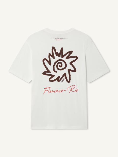 FRESCOBOL CARIOCA LA MARZOCCO DINIS COTTON-LINEN T-SHIRT