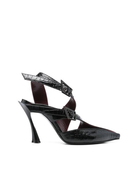 MUGLER 95mm Fang sandals
