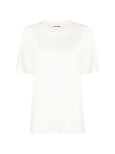 drop-shoulder short-sleeved T-shirt