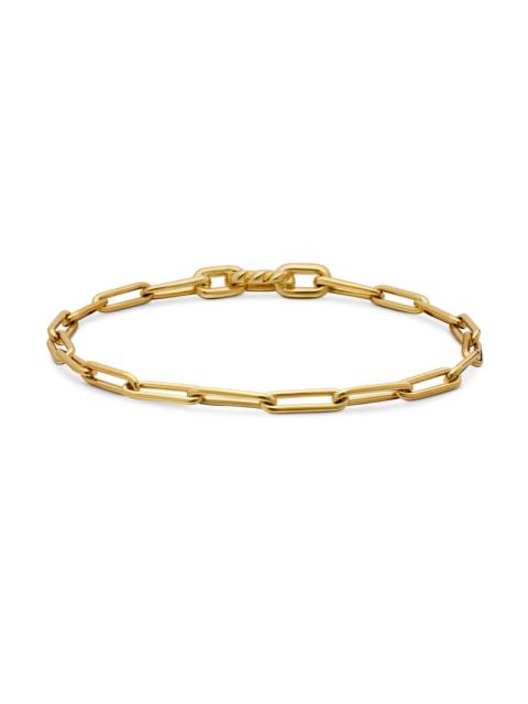 DAVID YURMAN Men's DY Madison Link Bracelet in 18K Yellow Gold, 3.5mm - Gold