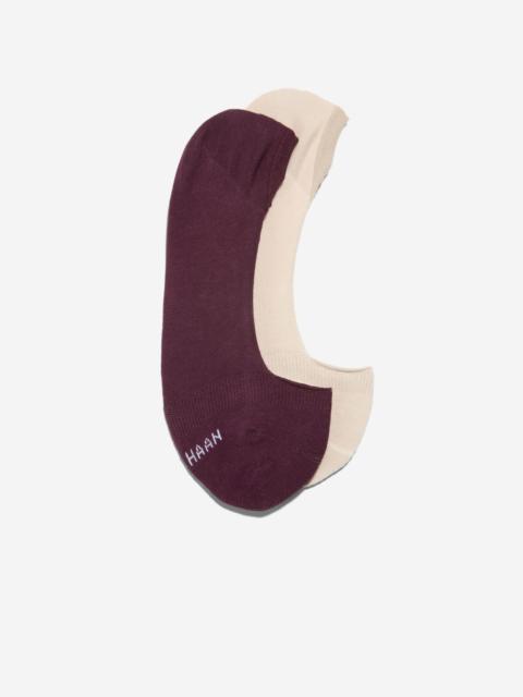 COLE HAAN Women's 2-Pair Combed Cotton No Show Liner Socks
