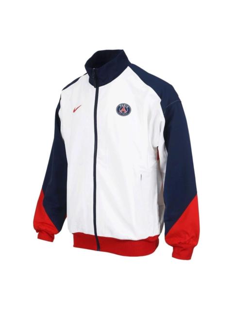 Nike Nike Paris Saint-Germain Dri-Fit Strike Football Jacket Asia Sizing 'White Midnight Navy' FN9799-100