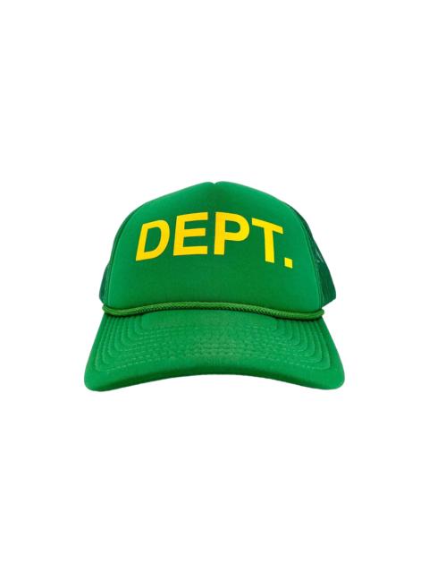 GALLERY DEPT. DEPT. Logo Trucker Hat "Green Yellow" GD132