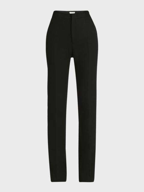 Bottega Veneta Wool Twill Flare Trousers