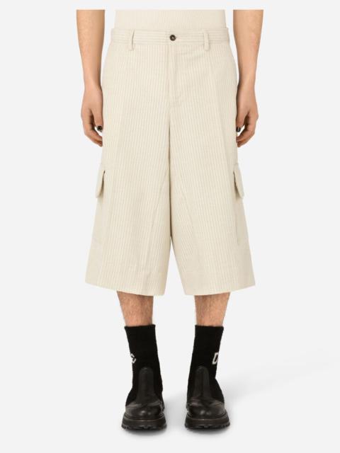 Dolce & Gabbana Corduroy cargo shorts