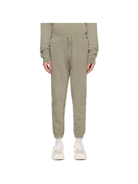 John Elliott Khaki Thermal LA Lounge Pants