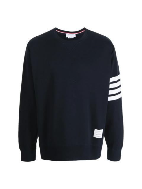 Thom Browne Sweatshirt With 4Bar In Loop Back