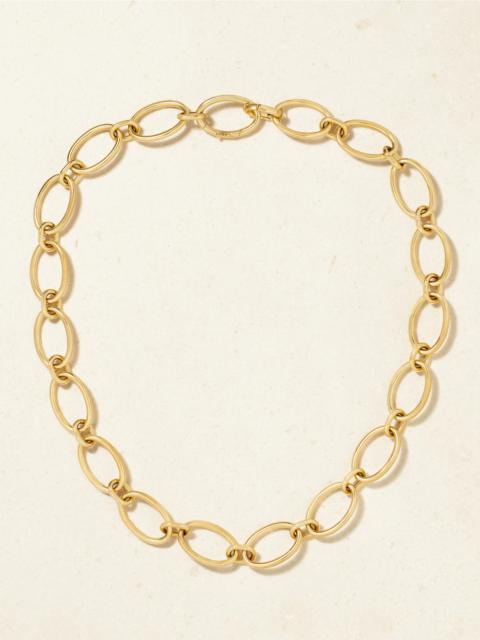 FOUNDRAE Oval Link Chain 18-karat Gold Necklace