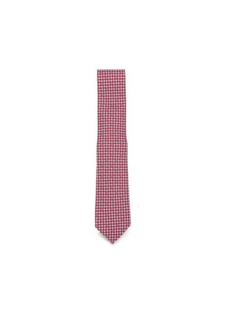 FERRAGAMO Gancini-pattern tie