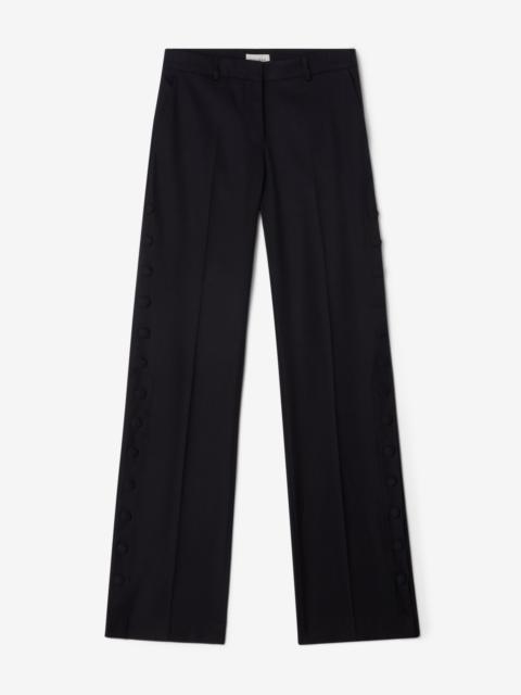 House of Dagmar Slim button trousers