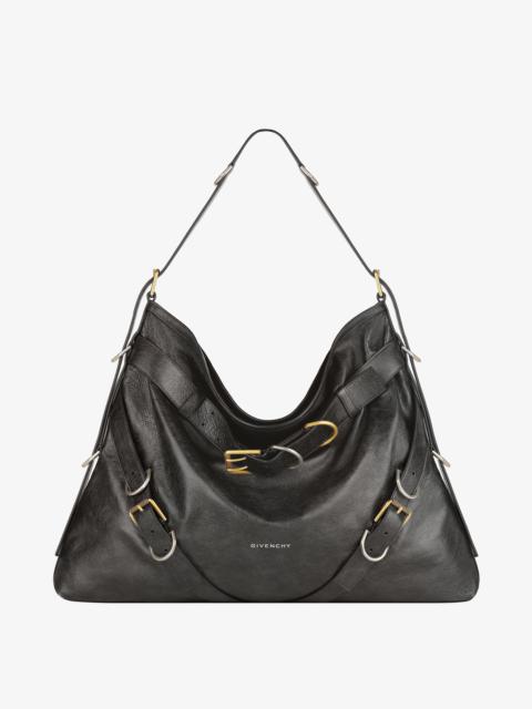 LARGE VOYOU BOYFRIEND BAG IN AGED LEATHER