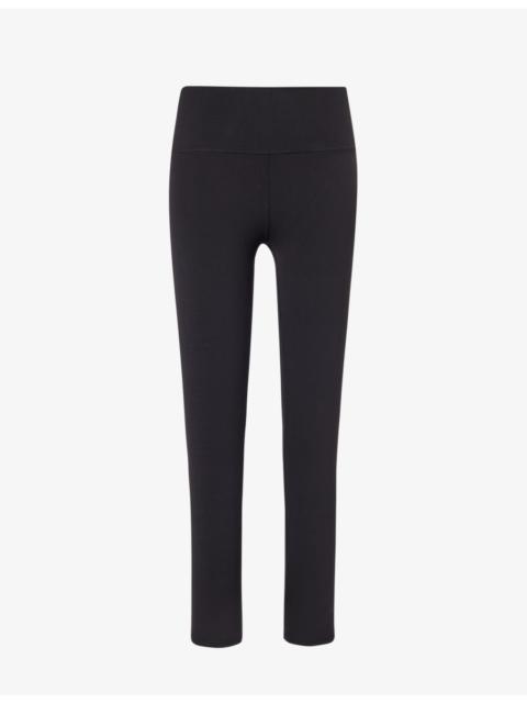 Vuori Bliss brand-patch stretch-recycled polyamide leggings