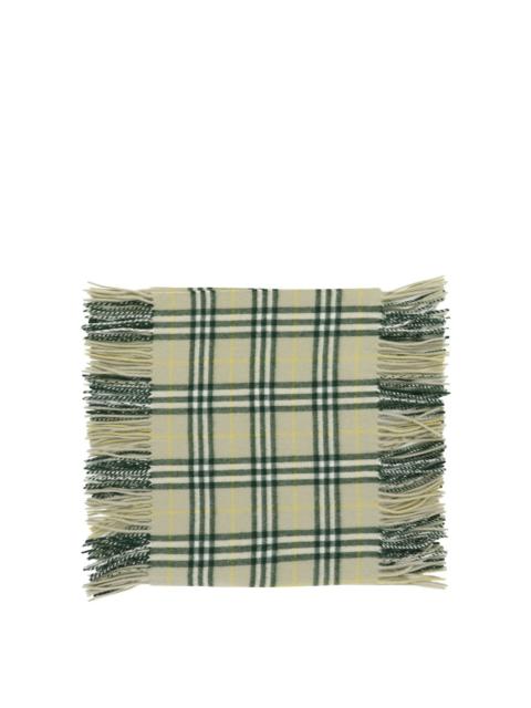 Check Cashmere Happy Scarf Scarves Green