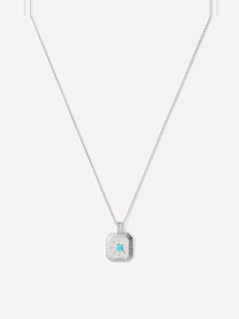 MISSOMA Sterling Silver December Birthstone Pendant Necklace