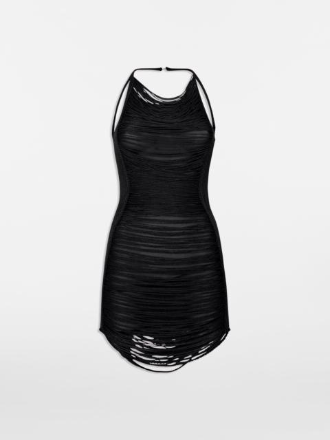 THE ATTICO BLACK MINI DRESS