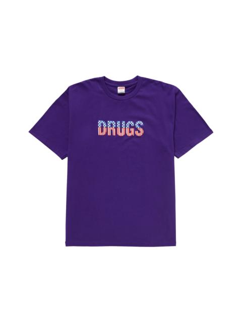 Supreme Supreme Drugs Tee Purple