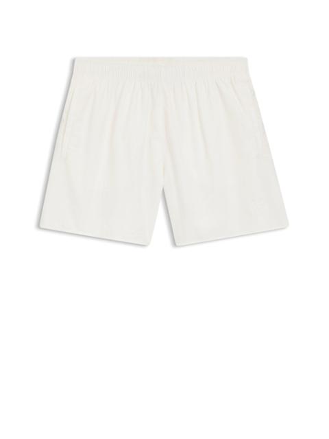 HUGO QUICK-DRY SWIM SHORTS WITH EMBOSSED LOGOS