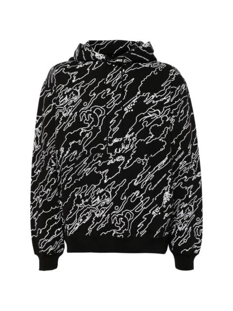 MAHARISHI graphic-print cotton hoodie