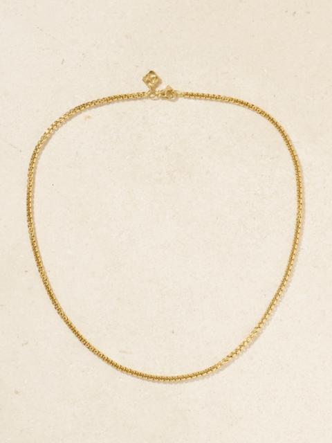 DAVID YURMAN Box Chain 18-karat Gold Necklace