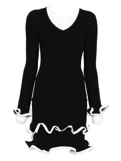 SIMKHAI Avalon ruffled mini dress