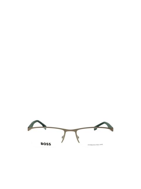 BOSS rectangle-frame glasses