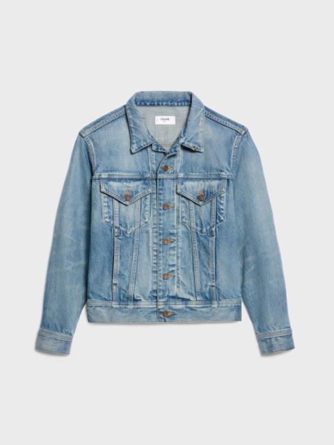 CELINE trucker jacket IN cotton denim