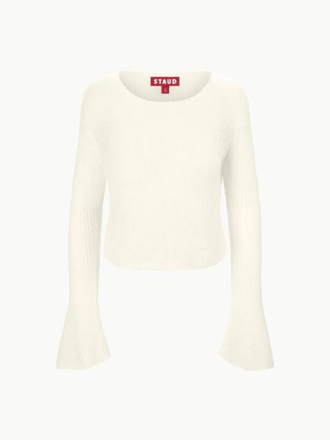 STAUD STAUD PARKER SWEATER IVORY
