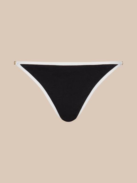 L'AGENCE Violet String Bikini Bottom