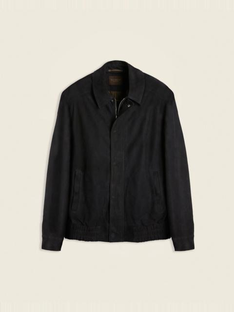 SLOWEAR Suede bomber jacket