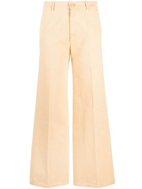 forte_forte high-waist wide-leg trousers