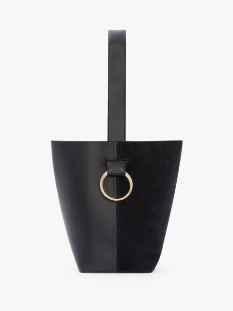 Victoria Beckham Dia Bucket Bag In Navy Leather