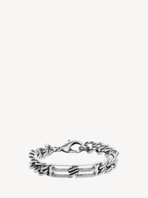 BALENCIAGA bb icon gourmette bracelet