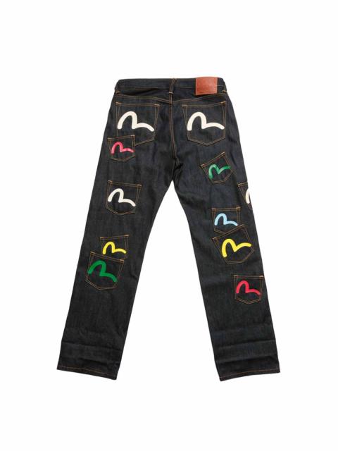 EVISU EVISU - #2000 - Multi-Pocket Seagull - Regular Fit Jeans - 4JE1256
