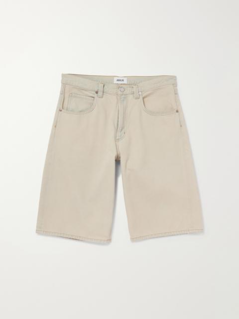 AGOLDE Fusion Straight-Leg Denim Shorts