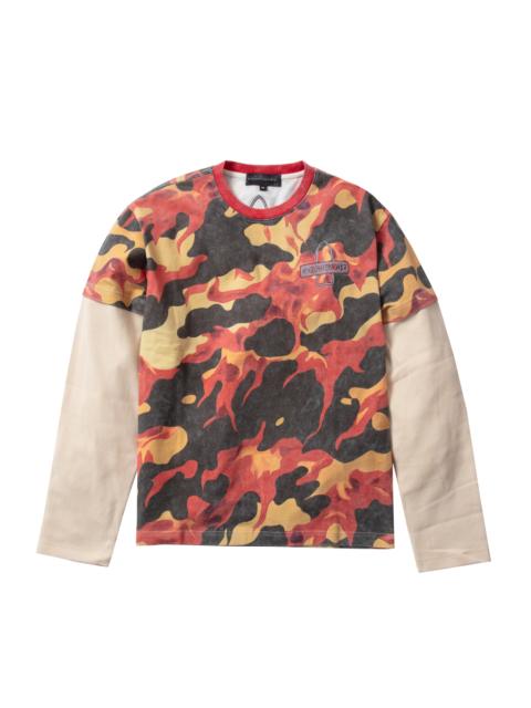 WHO DECIDES WAR FLAME CAMO DOUBLE JERSEY