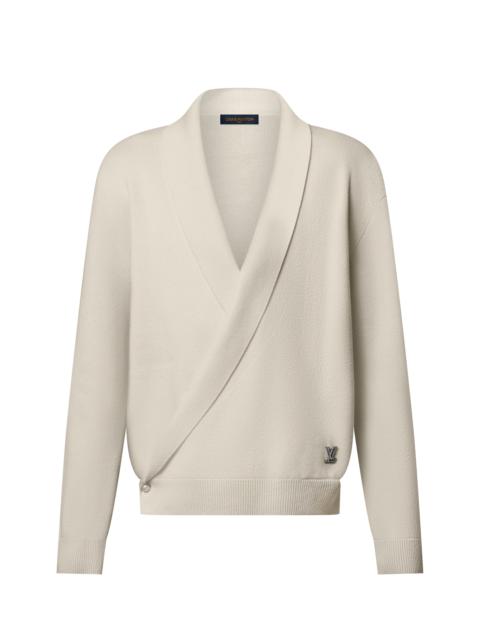 Louis Vuitton Shawl Collar Knit Jacket