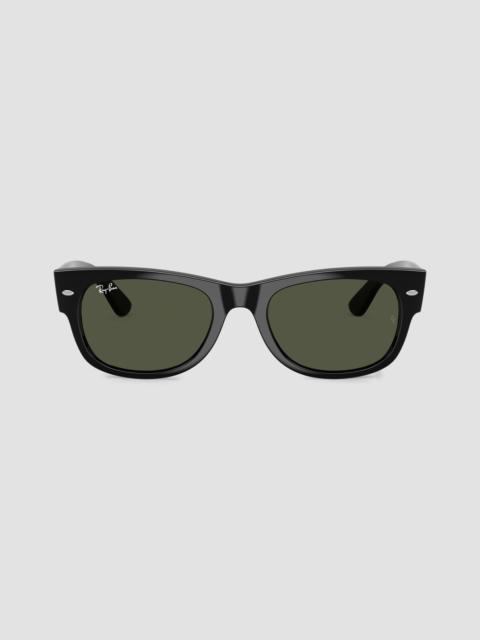 Ray-Ban Women's RB0832S Mega Wayfarer II 55MM Square Sunglasses - Dark Black