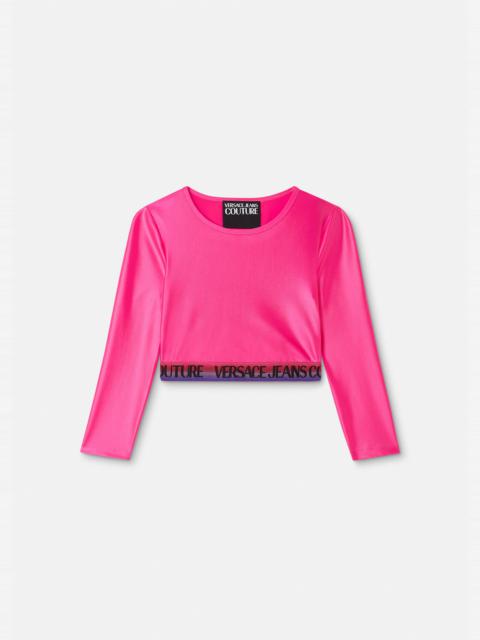 VERSACE JEANS COUTURE Logo Crop Top