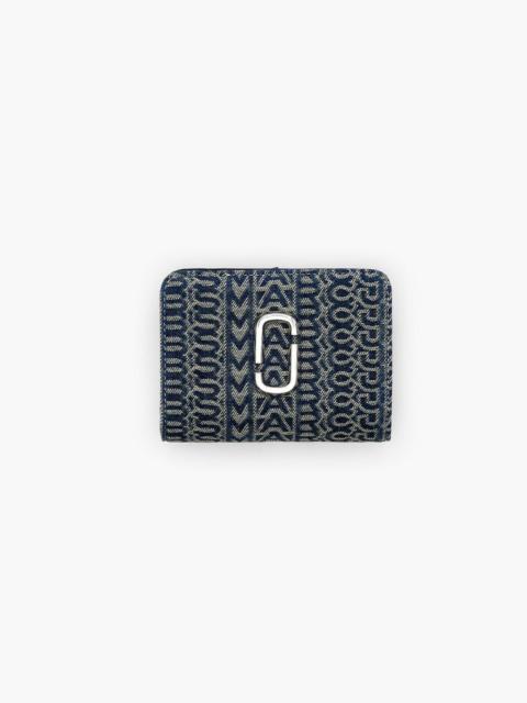 Marc Jacobs THE MONOGRAM DENIM J MARC MINI COMPACT WALLET