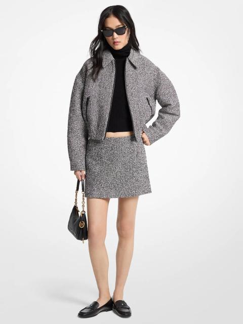 MICHAEL KORS Cotton Blend Tweed Jacket