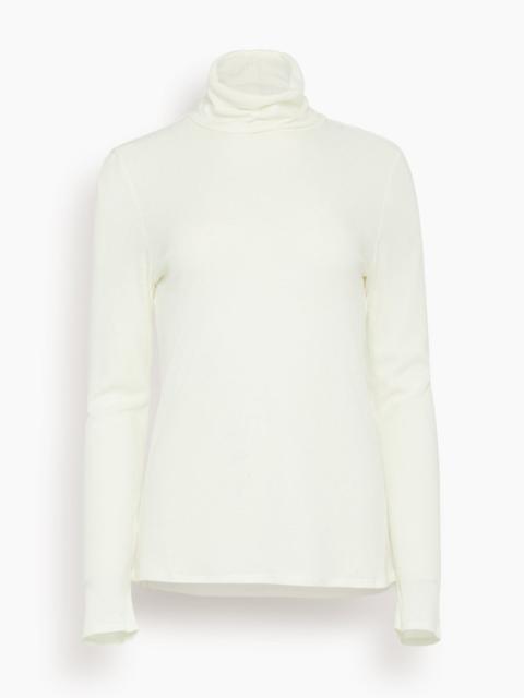 Loulou de Saison Gallinara Long Sleeve Top in Ivory